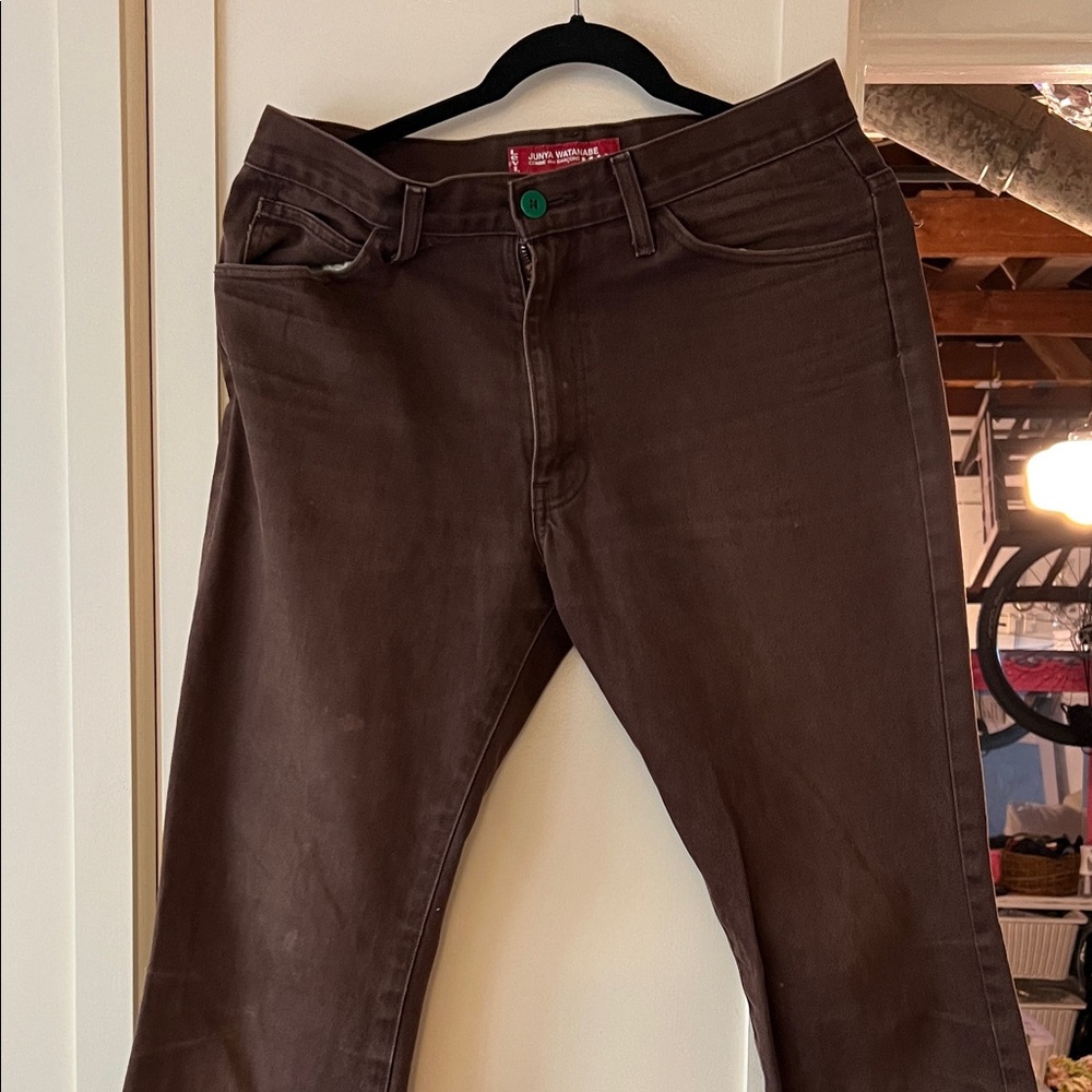 Junya Watanabe Chocolate Bootcut Jeans